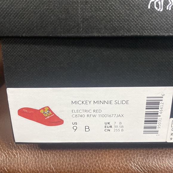 Coach Disney Parks Sports Leather Logo Slide Sandals - Picture 11 of 11